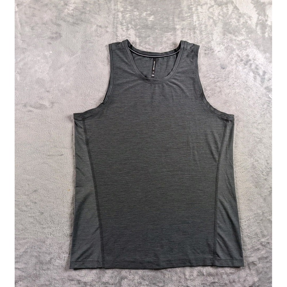 Ten Thousand Tank Top Shirt Men Medium Gray Versatile Performance Training READ